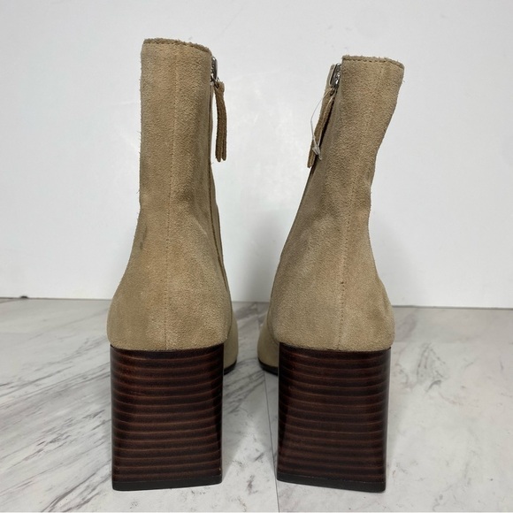 New! Blondo Salome Tan Suede Bootie 8 1/2 - Picture 3 of 15